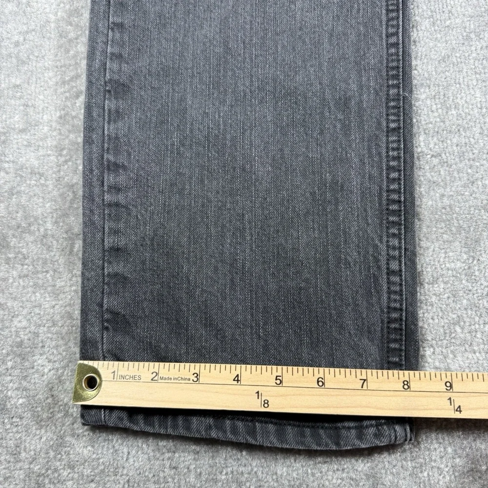 Harley Davidson Jeans Men's 36x32 Black Faded Straight Leg Biker Motorcycle